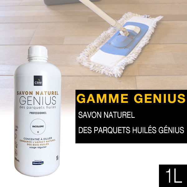 savon, huiles d'entretien gamme genius