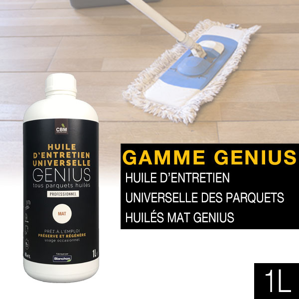 savon, huiles d'entretien gamme genius