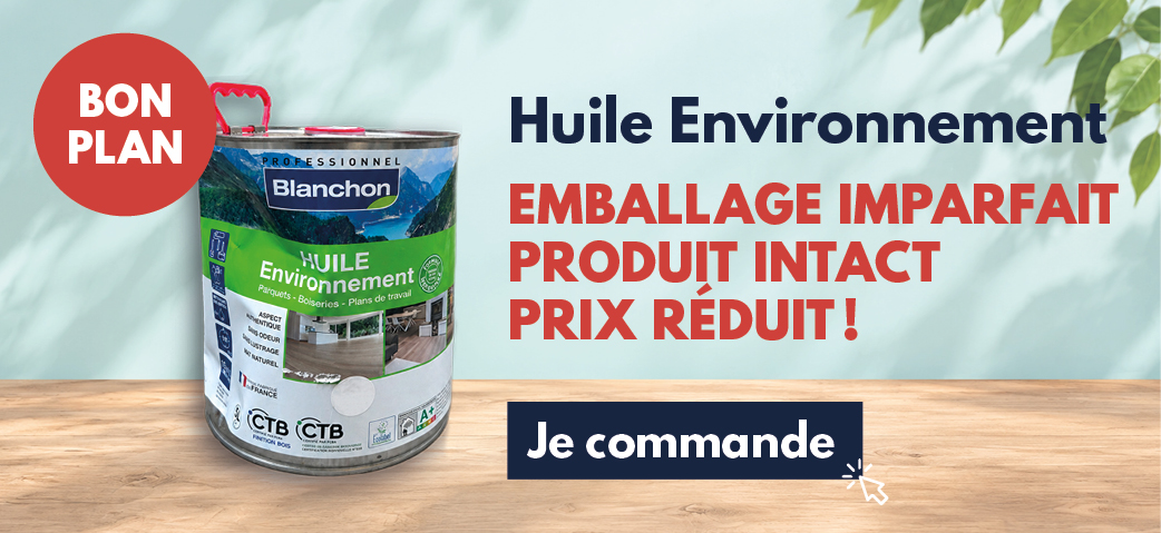 Huile environnement Blanchon - Emballage Imparfait