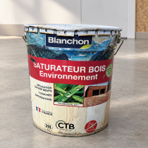 SATURATEUR BOIS ENVIRONNEMENT BIOSOURC&Eacute; BLANCHON CHENE BRULE - EMBALLAGE IMPARFAIT