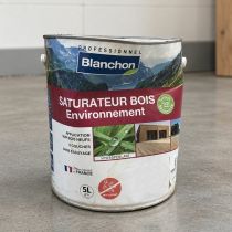 SATURATEUR BOIS ENVIRONNEMENT BIOSOURC&Eacute; BLANCHON BOIS FONCE- EMBALLAGE IMPARFAIT