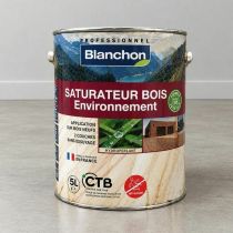 SATURATEUR BOIS ENVIRONNEMENT BIOSOURC&Eacute; BLANCHON BOIS FONCE- EMBALLAGE IMPARFAIT
