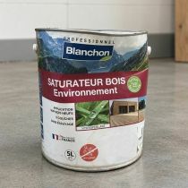SATURATEUR BOIS ENVIRONNEMENT BIOSOURC&Eacute; BLANCHON BOIS FONCE- EMBALLAGE IMPARFAIT
