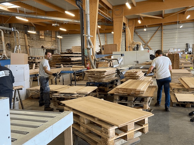 Atelier Saint Pierre les Etieux Centre Bois Masif Fabrication Bois sur mesure