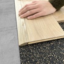 Barre de seuil en Bois Chêne Massif - Rattrapage de Niveau pour parquet 14mm - à la Suisse