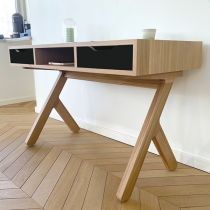 Bureau Design Chêne Massif REMINI-SENS Deschaumes