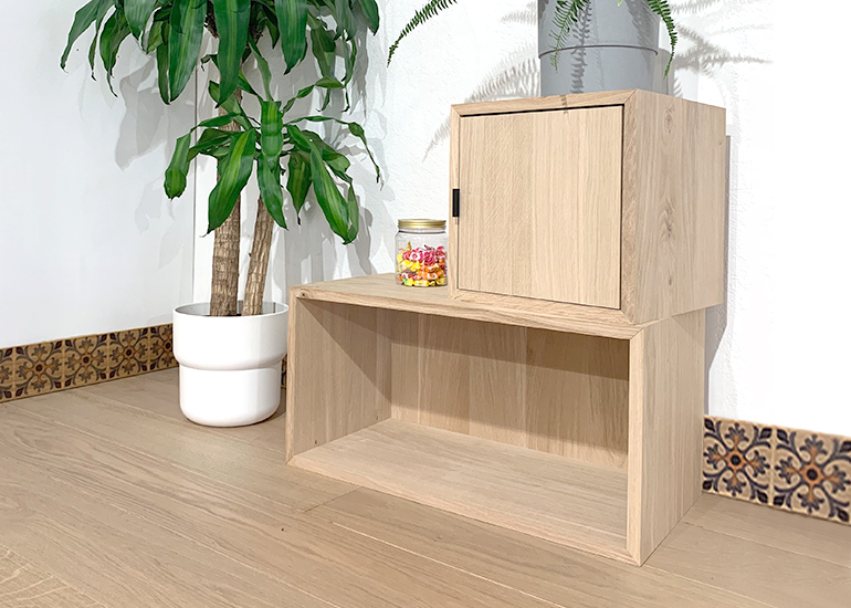 Caisson Bois Ch�ne Massif
