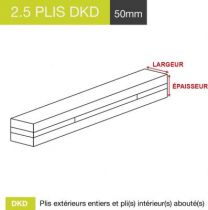 carrelet 2.5 plis dkd 50mm