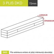 carrelet 3 plis dkd 72mm