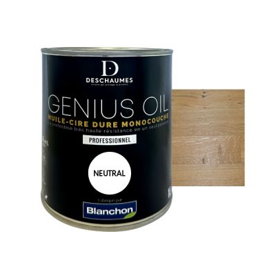 HUILE PARQUET BLANCHON GENIUS OIL NEUTRAL