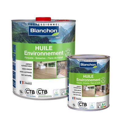 Huile Parquet Environnement Biosourc�e Bois Brut Blanchon
