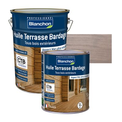 Huile Terrasse Bardage Ultra Mat Bois Gris� Blanchon