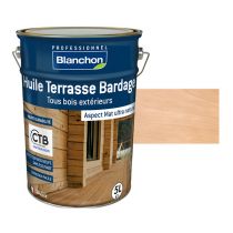 Huile Terrasse Bardage Ultra Mat Bois Naturel Blanchon