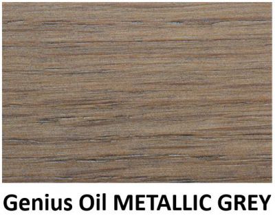 HUIL� USINE 2 COUCHES GENIUS OIL METALLIC GREY BLANCHON + DURCISSEUR   -    LE MEILLEUR SYSTEME DE PROTECTION HUIL�E DE BLANCHON