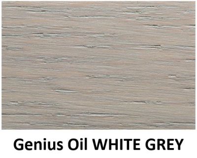 HUIL� USINE 2 COUCHES GENIUS OIL WHITE GREY BLANCHON + DURCISSEUR   -    LE MEILLEUR SYSTEME DE PROTECTION HUIL�E DE BLANCHON 