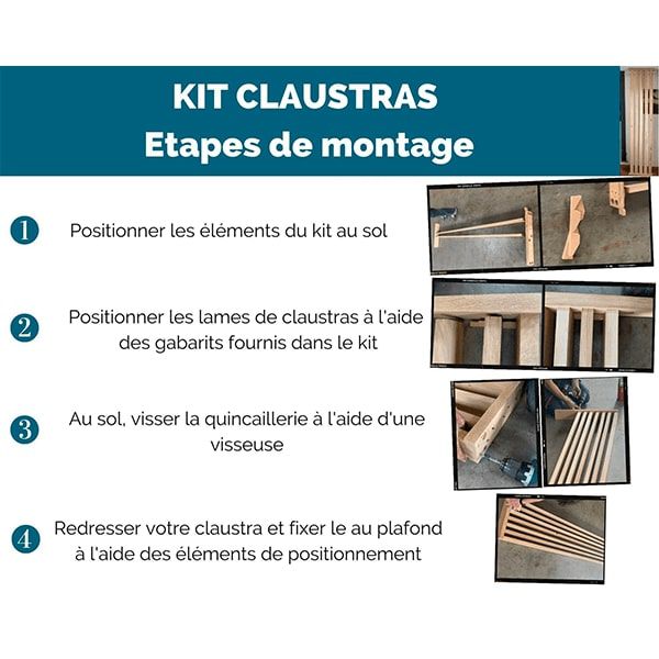 KIT CLAUSTRA INTERIEUR - FACILE A MONTER