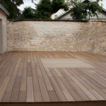 LAME DE TERRASSE thermo chauffé   Peuplier 140x21mm