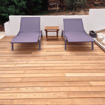 LAME DE TERRASSE thermo chauffé Frêne 130x21mm