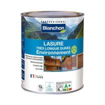 Lasure Blanc 1L Très Longue Durée Environnement Blanchon