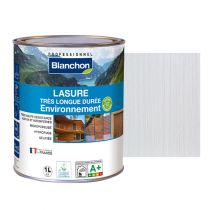 Lasure Bois 1L Blanc Très Longue Durée Blanchon