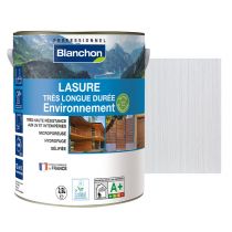 Lasure Bois 2,5L Blanc Très Longue Durée Blanchon