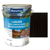 Lasure Bois 5L Noir Très Longue Durée Blanchon