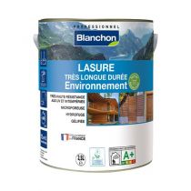 Lasure Chêne Clair 2,5L Très Longue Durée Environnement Blanchon