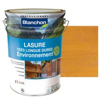 Lasure Chêne Clair 5L Très Longue Durée Environnement Blanchon