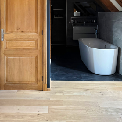 Naofloor Parquet Ch�ne Massif Verni Aspect Bois Brut