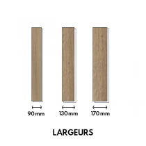 Naofloor Parquet Ch&ecirc;ne Massif Verni Gris Bistrot