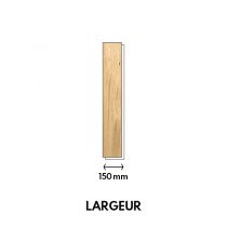 Naofloor Parquet Ch&ecirc;ne Massif Verni Naturel, EP. 16mm, LARG. 150mm