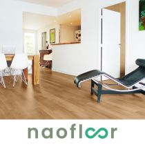 Naofloor Parquet Chêne Massif Verni Naturel 13mm x 115