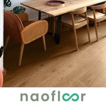 Naofloor Parquet Chêne Massif Verni Naturel 13mm x 115