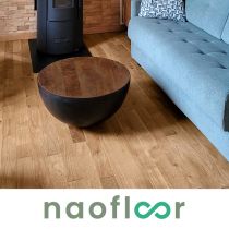 Naofloor Parquet Chêne Massif Verni Naturel 13mm x 115