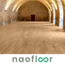 Naofloor Parquet Ch&ecirc;ne Massif Verni Naturel 13mm x 115
