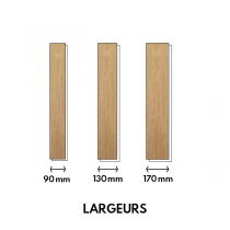 Naofloor Parquet Ch&ecirc;ne Massif Verni Naturel