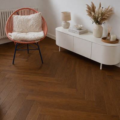 Parquet B�tons Rompus Ch�ne Massif Huil� Antique