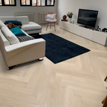 Parquet B�tons Rompus Ch�ne Massif Huil� Aspect Bois Brut