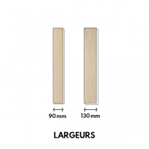 Parquet B&acirc;tons Rompus Ch&ecirc;ne Massif Vernis Blanc de Lin