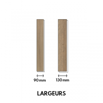 Parquet B&acirc;tons Rompus Ch&ecirc;ne Massif Vernis Gris Bistrot