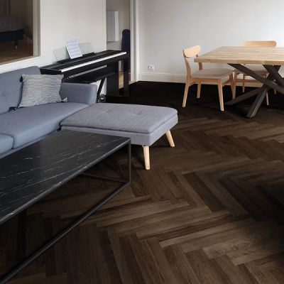 Parquet B�tons Rompus Ch�ne Massif Vernis Havane