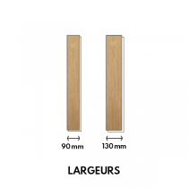 Parquet B&acirc;tons Rompus Ch&ecirc;ne Massif Vernis Naturel