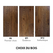 Parquet B&acirc;tons Rompus Ch&ecirc;ne Massif Vernis Noyer
