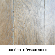 Parquet B&acirc;tons Rompus Ch&ecirc;ne Massif Vieilli Century Huil&eacute; Belle &Eacute;poque 
