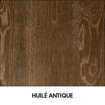 Parquet B&acirc;tons Rompus Ch&ecirc;ne Massif Vieilli Century Huil&eacute; Caf&eacute;