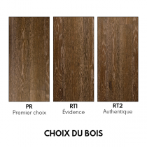 Parquet B&acirc;tons Rompus Ch&ecirc;ne Massif Vieilli Century Huil&eacute; Caf&eacute;
