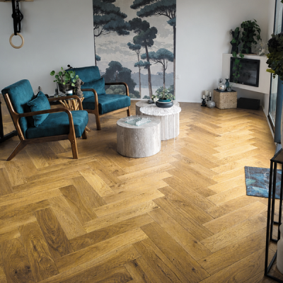 Parquet B�tons Rompus Ch�ne Massif Vieilli History Huil� Naturel