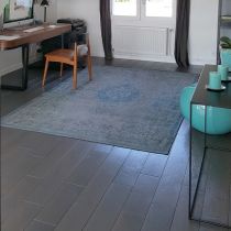 PARQUET CHÊNE MASSIF   Huilé finition Gris Anthracite Epaisseur 14mm