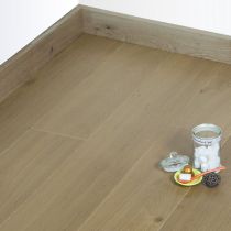 parquet huile marron fume