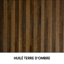 PARQUET CH&Ecirc;NE MASSIF \ Cher Lord\  huil&eacute; Terre d\'Ombre